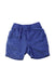 A Blue Shorts from Petit Bateau in size 3T for boy. (Front View)