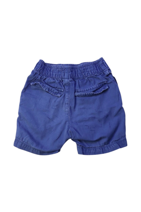A Blue Shorts from Petit Bateau in size 3T for boy. (Back View)