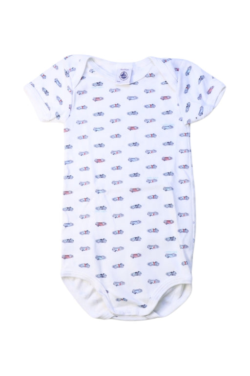 A Multicolour Short Sleeve Bodysuits from Petit Bateau in size 12-18M for boy. (Front View)