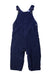 A Navy Long Overalls from The Little White Company in size 18-24M for boy. (Front View)