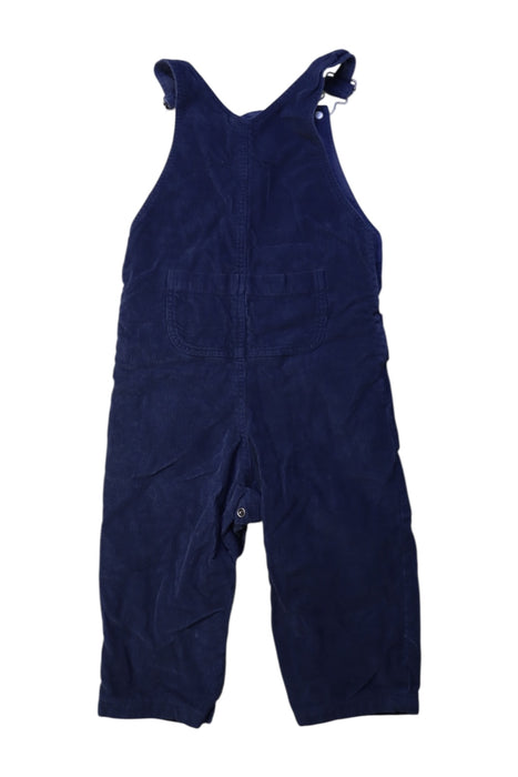 A Navy Long Overalls from The Little White Company in size 18-24M for boy. (Back View)
