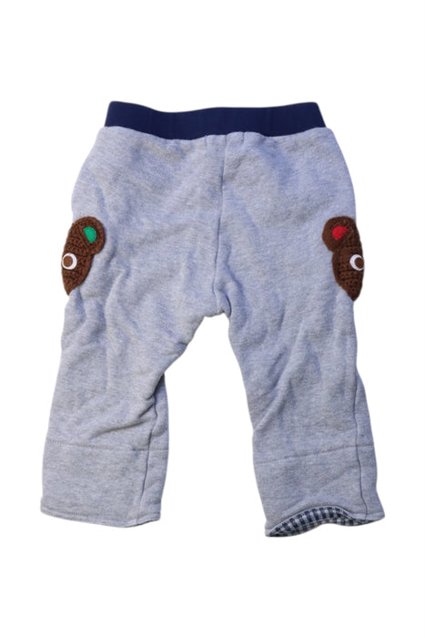 A Grey Casual Pants from Miki House in size 12-18M for boy. (Back View)