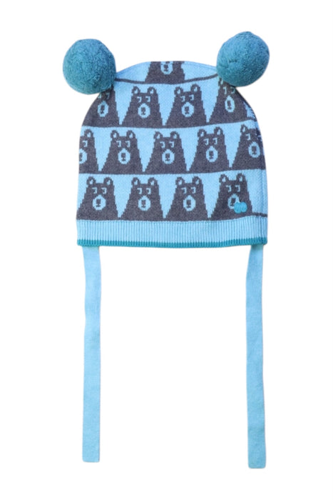 A Blue Winter Hats from Bonnie Baby in size 2T for neutral. (Front View)