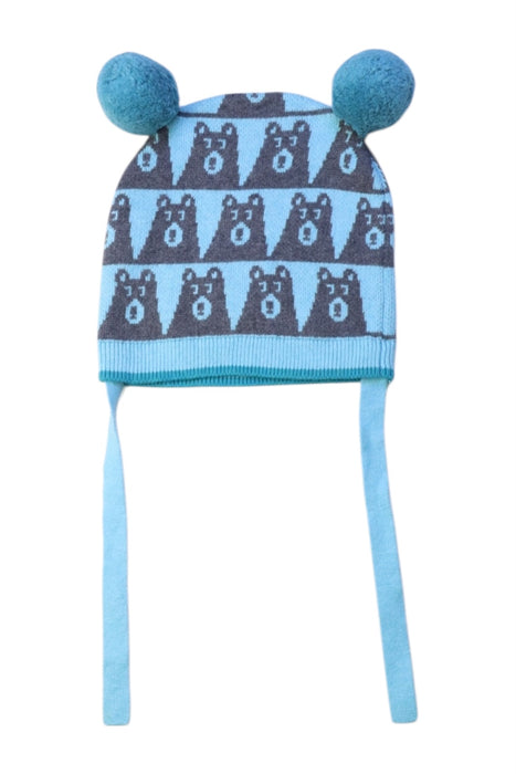 A Blue Winter Hats from Bonnie Baby in size 2T for neutral. (Back View)