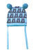 A Blue Winter Hats from Bonnie Baby in size 2T for neutral. (Back View)
