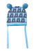 A Blue Winter Hats from Bonnie Baby in size 2T for neutral. (Back View)