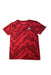 A Red Short Sleeve T Shirts from Air Jordan in size 10Y for boy. (Front View)