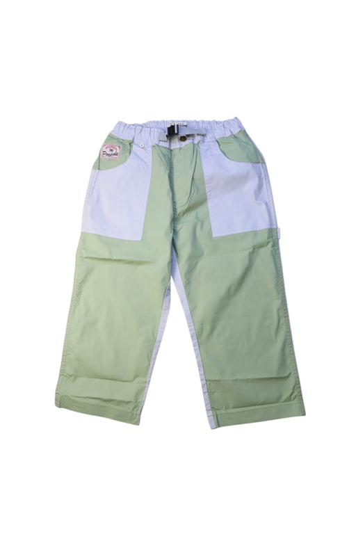 A Green Casual Pants from As Know As Ponpoko in size 10Y for boy. (Front View)