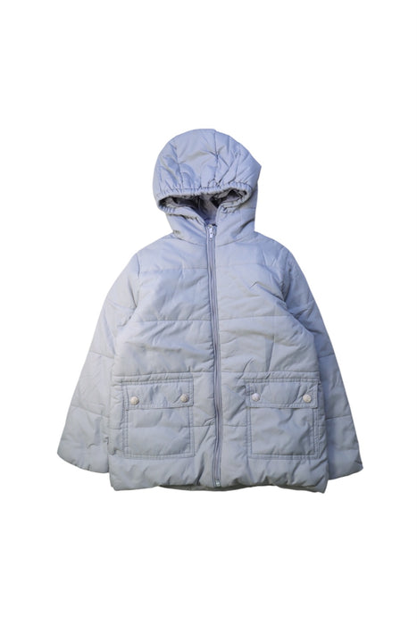 A Grey Puffer/Quilted Coats & Outerwear from Chickeeduck in size 7Y for neutral. (Front View)
