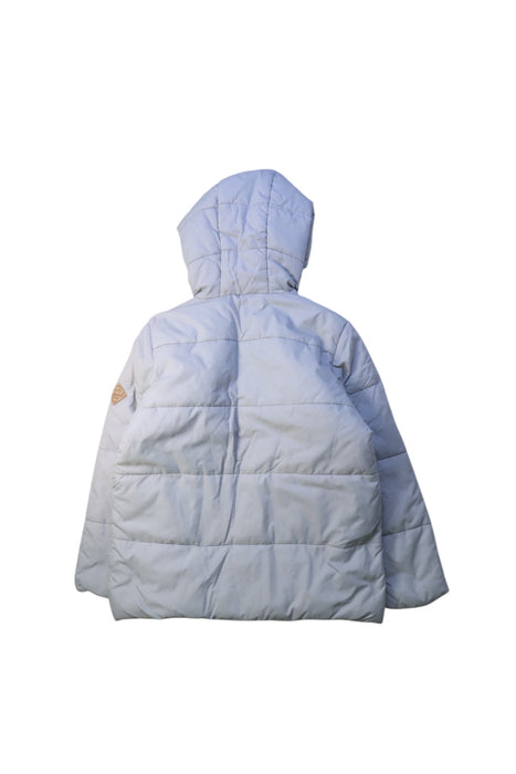 A Grey Puffer/Quilted Coats & Outerwear from Chickeeduck in size 7Y for neutral. (Back View)