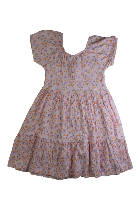 A Pink Short Sleeve Dresses from Milkshake in size 7Y for girl. (Back View)