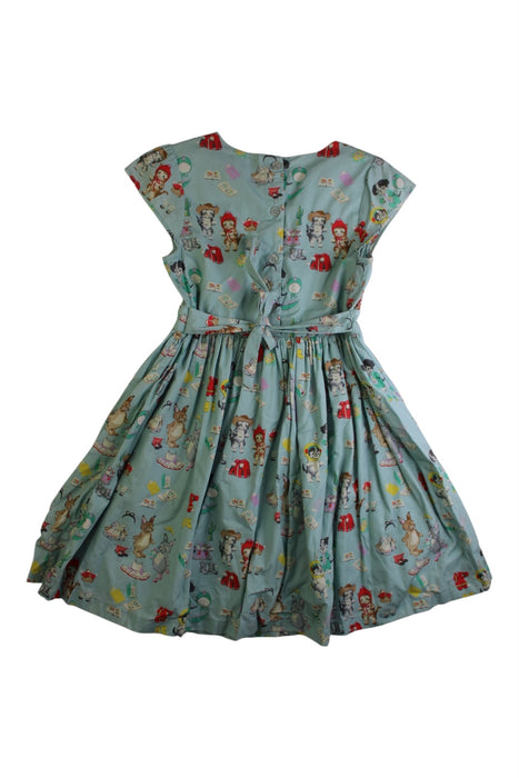 A Multicolour Short Sleeve Dresses from Cath Kids London in size 5T for girl. (Back View)