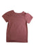 A Burgundy Short Sleeve T Shirts from Calvin Klein in size 6T for girl. (Back View)