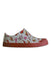 A White Slip Ons from Native Shoes in size 7Y for neutral. (Front View)