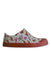 A White Slip Ons from Native Shoes in size 7Y for neutral. (Front View)