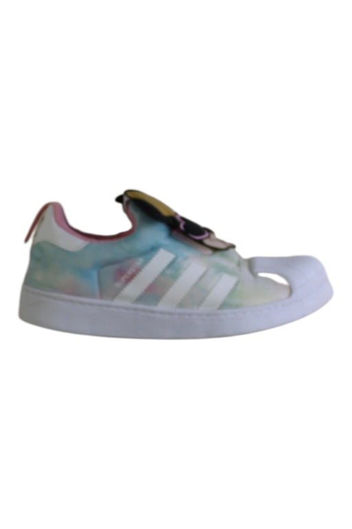 A Multicolour Sneakers from Adidas in size 9Y for girl. (Front View)