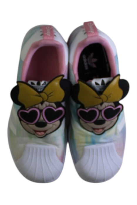 A Multicolour Sneakers from Adidas in size 9Y for girl. (Back View)