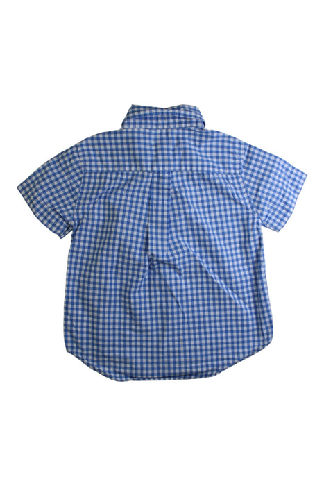 A Blue Short Sleeve Shirts from Polo Ralph Lauren in size 3T for boy. (Back View)