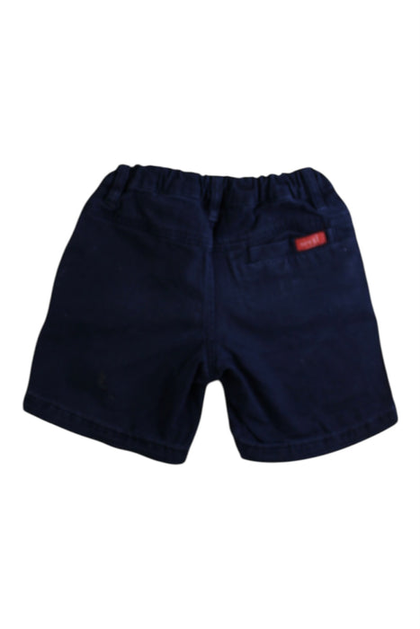 A Navy Shorts from Seed in size 3T for boy. (Back View)