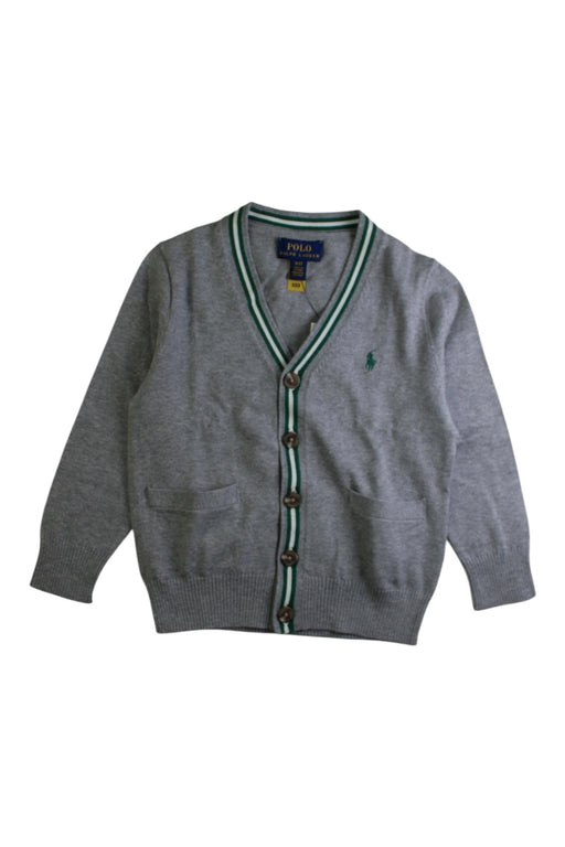 A Grey Cardigans from Polo Ralph Lauren in size 3T for boy. (Front View)