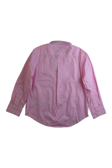 A Pink Long Sleeve Shirts from Ralph Lauren in size 3T for boy. (Back View)
