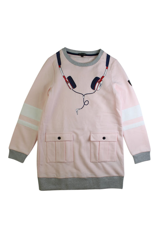A Pink Crewneck Sweatshirts from Ferrari in size 9Y for girl. (Front View)