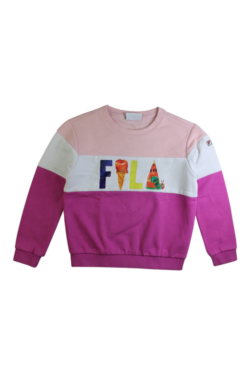 A Multicolour Crewneck Sweatshirts from Fila in size 7Y for girl. (Front View)