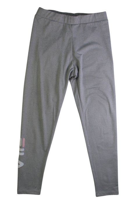 A Grey Active Pants from Fila in size 7Y for girl. (Front View)