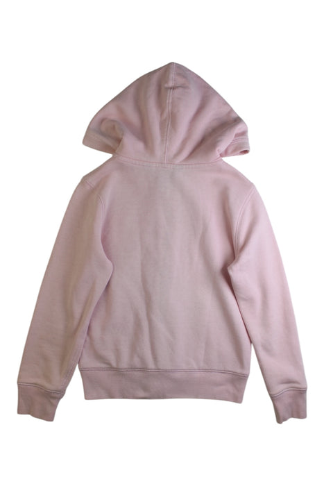A Pink Zippered Sweatshirts from Polo Ralph Lauren in size 7Y for girl. (Back View)