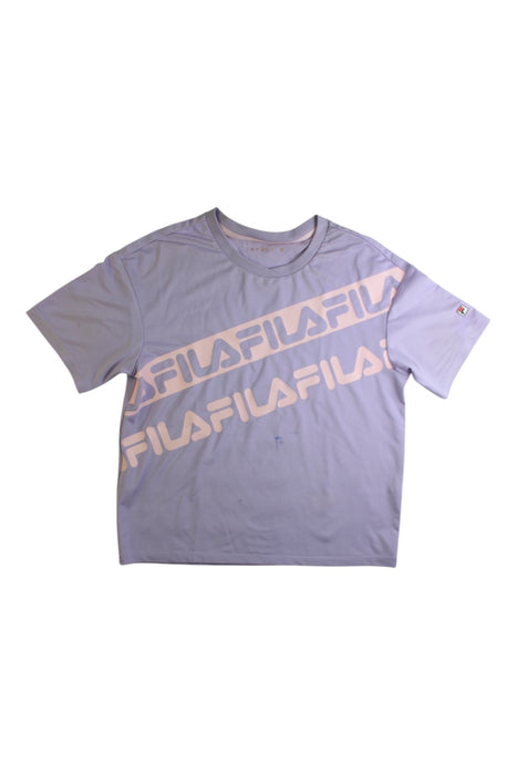 A Purple Active Tops from Fila in size 7Y for girl. (Front View)