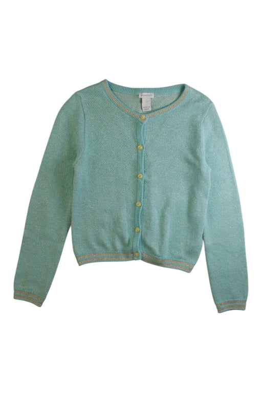 A Green Cardigans from Monsoon in size 7Y for girl. (Front View)