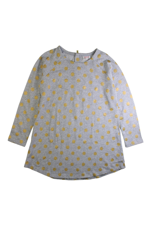 A Grey Long Sleeve Tops from Seed in size 8Y for girl. (Front View)