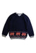 A Navy Knit Sweaters from The Little White Company in size 3T for boy. (Front View)