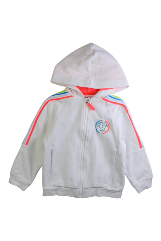 A Multicolour Zippered Sweatshirts from Jacadi in size 4T for boy. (Front View)