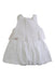 A White Sleeveless Dresses from Sergent Major in size 4T for girl. (Front View)