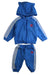 A Blue Pants Sets from Adidas in size 6-12M for boy. (Front View)