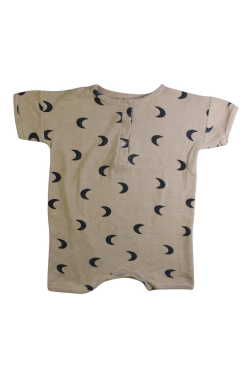 A Beige Short Sleeve Rompers from Organic Zoo in size 2T for boy. (Front View)