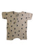 A Beige Short Sleeve Rompers from Organic Zoo in size 2T for boy. (Front View)