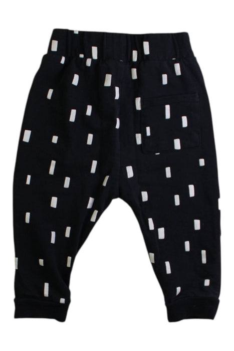 A Black Sweatpants from miles baby in size 6-12M for boy. (Back View)