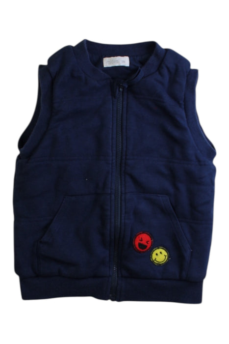 A Navy Vests from Mides in size 3T for boy. (Front View)