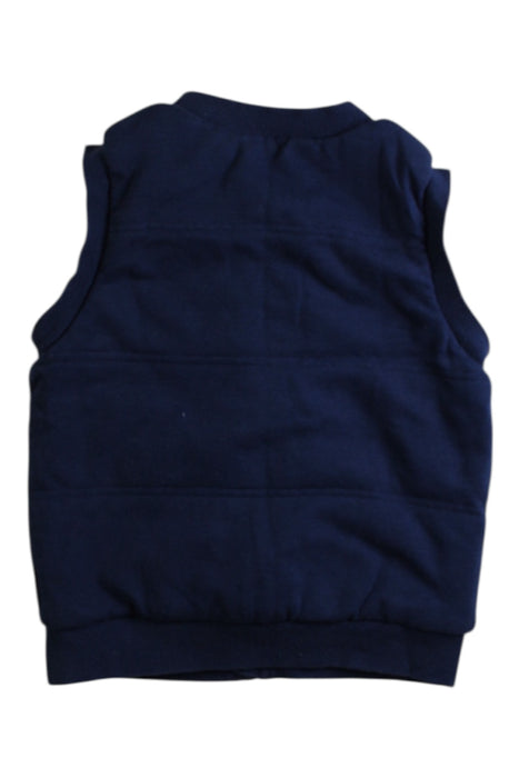 A Navy Vests from Mides in size 3T for boy. (Back View)