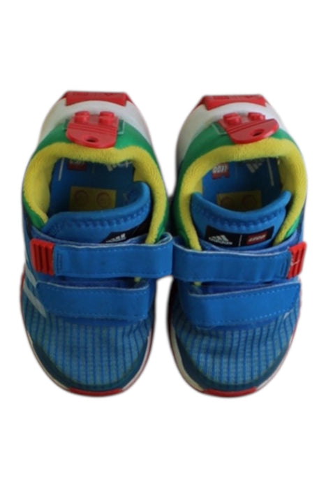 A Multicolour Sneakers from Adidas in size 12-18M for boy. (Back View)