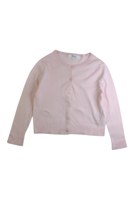 A Pink Cardigans from Bonpoint in size 6T for girl. (Front View)