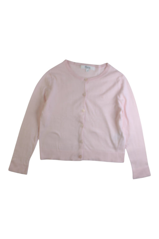A Pink Cardigans from Bonpoint in size 6T for girl. (Front View)