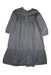 A Grey Long Sleeve Dresses from Bonton in size 6T for girl. (Back View)