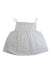 A White Sleeveless Tops from Bonton in size 6T for girl. (Back View)