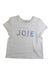 A White Short Sleeve T Shirts from Cyrillus in size 4T for girl. (Front View)