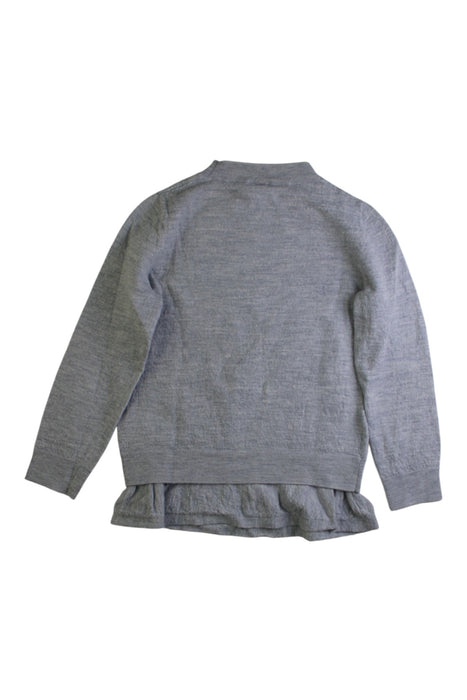 A Grey Long Sleeve Shirts from COS in size 6T for girl. (Back View)