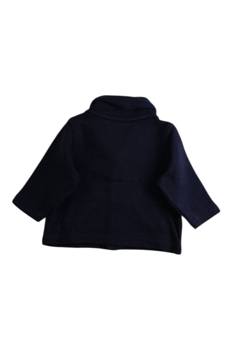 A Black Cardigans from Petit Bateau in size 0-3M for boy. (Back View)