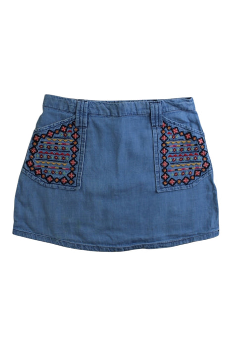 A Blue Short Skirts from Velveteen in size 4T for girl. (Front View)